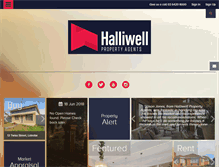 Tablet Screenshot of halliwell.net.au
